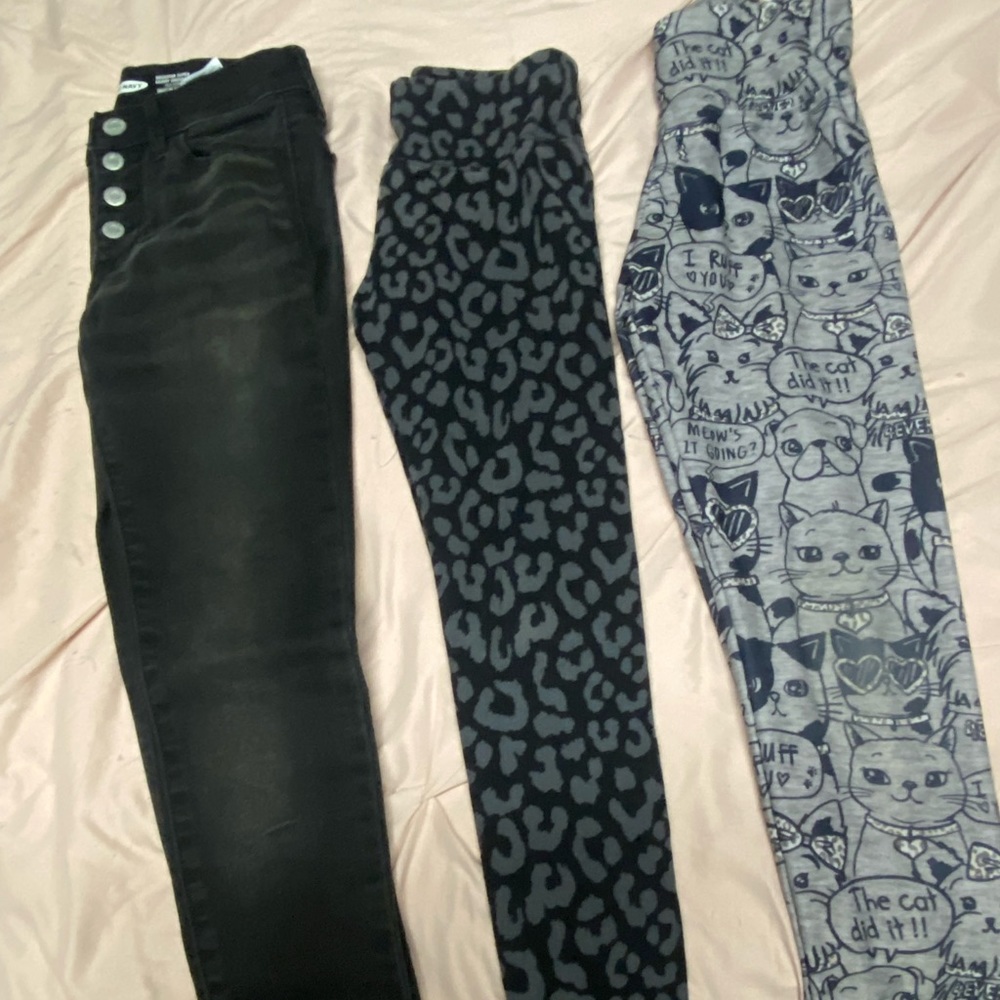 Girls leggings and jeans